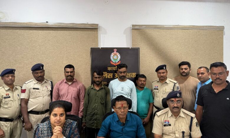 गौरेला-पेण्ड्रा-मरवाही पुलिस की बड़ी सफलता – अन्तर्राज्यीय उठाईगिरी गिरोह का पर्दाफाश, चार आरोपी धराए