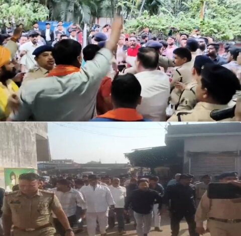 *कथा के दौरान सतनामी समाज के खिलाफ कथित विवादित बयान देने के आरोप में चैतन्य आशुतोष महाराज गिरफ्तार,*     *न्यायालय परिसर में दो पक्षों में जमकर हुआ विवाद, सोशल मीडिया में विडियो हो रहा वायरल*