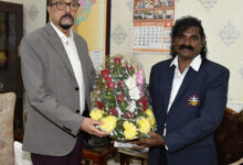 *वुशु एसोसिएशन के महासचिव ने राज्यपाल डेका से की मुलाकात, राष्ट्रीय वुशु चैम्पियनशीप प्रतियोगिता के लिए मुख्य अतिथि आंमत्रित हेतु किए आमंत्रित* *वुशु एसोसिएशन के महासचिव ने राज्यपाल डेका से की मुलाकात, राष्ट्रीय वुशु चैम्पियनशीप प्रतियोगिता के लिए मुख्य अतिथि आंमत्रित हेतु किए आमंत्रित*