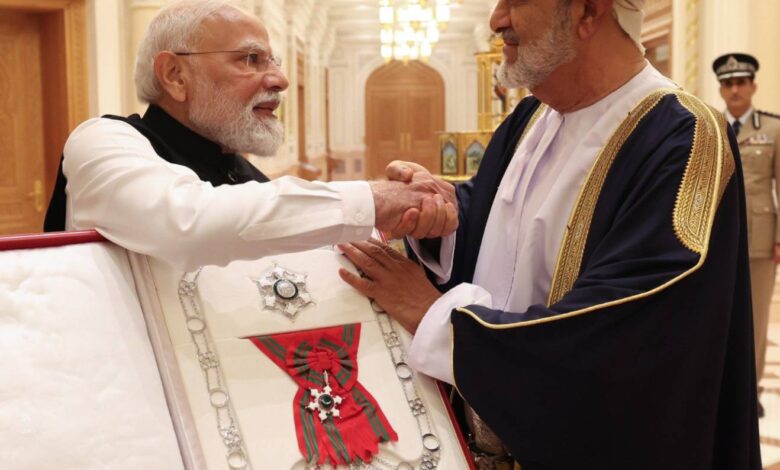प्रधानमंत्री नरेंद्र मोदी को ओमान का सर्वोच्च नागरिक सम्मान, मुख्यमंत्री विष्णु देव साय ने बताया ऐतिहासिक गौरव का क्षण प्रधानमंत्री नरेंद्र मोदी को ओमान का सर्वोच्च नागरिक सम्मान, मुख्यमंत्री विष्णु देव साय ने बताया ऐतिहासिक गौरव का क्षण
