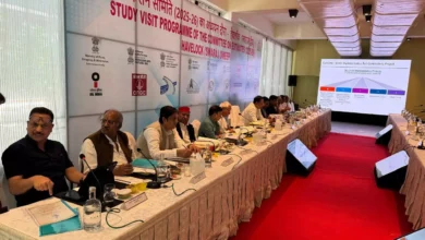 अंडमान-निकोबार में पोर्ट इंफ्रास्ट्रक्चर और नेट ज़ीरो पहल की समीक्षा, सांसद बृजमोहन अग्रवाल ने ₹620 करोड़ की परियोजनाओं को समयबद्ध पूरा करने पर दिया ज़ोर अंडमान-निकोबार में पोर्ट इंफ्रास्ट्रक्चर और नेट ज़ीरो पहल की समीक्षा, सांसद बृजमोहन अग्रवाल ने ₹620 करोड़ की परियोजनाओं को समयबद्ध पूरा करने पर दिया ज़ोर