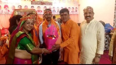 मुंबई(मलाड) के विलेश्वर महादेव मंदिर में श्री रुद्र स्वरूप सेवा संस्था की भव्य माता चौकी, भक्ति और साहित्य का अद्भुत संगम