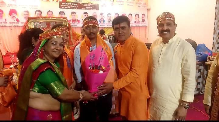 मुंबई(मलाड) के विलेश्वर महादेव मंदिर में श्री रुद्र स्वरूप सेवा संस्था की भव्य माता चौकी, भक्ति और साहित्य का अद्भुत संगम