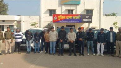 *राज्य मार्ग पर मना रहे थे जन्मदिन कांग्रेस नेता सहित दर्जन भर गिरफ्तार*