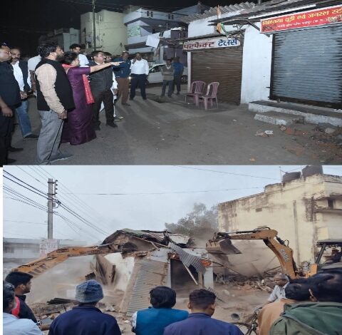 *मासूम के साथ दरिंदगी करने वाले के घर और मकान पर चला निगम का बुलडोजर, तड़के सुबह पहुंचा निगम का अमला…*