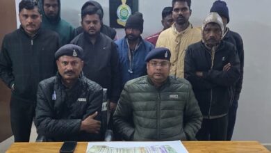 साइबर सेल और मरवाही पुलिस की संयुक्त कार्यवाही : जुआ खेलते 11 आरोपी गिरफ्तार