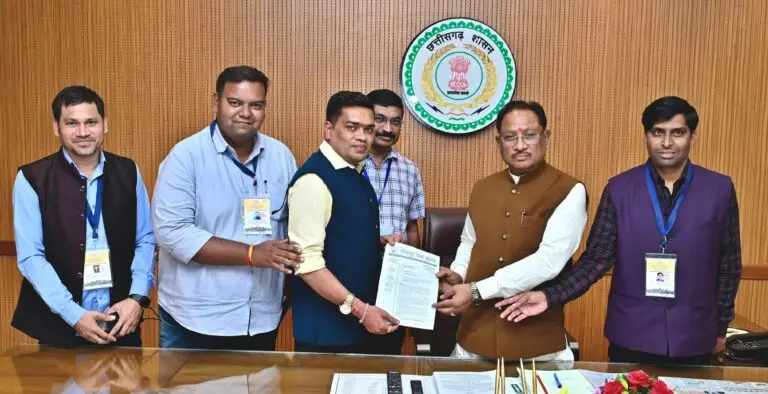 मुख्यमंत्री विष्णु देव साय से रायपुर प्रेस क्लब प्रतिनिधिमंडल की सौजन्य भेंट, रंगोत्सव में मुख्य अतिथि बनने का दिया आमंत्रण मुख्यमंत्री विष्णु देव साय से रायपुर प्रेस क्लब प्रतिनिधिमंडल की सौजन्य भेंट, रंगोत्सव में मुख्य अतिथि बनने का दिया आमंत्रण