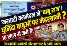 मरवाही वनमंडल में ‘बाबू राज’! 10 साल से जमे कर्मचारियों पर मेहरबानी:आधा दर्जन DFO बदले, लेकिन ‘चुनिंदा बाबू’ जस के तस; नियमों की अनदेखी और भ्रष्टाचार के गंभीर आरोप मरवाही वनमंडल में ‘बाबू राज’! 10 साल से जमे कर्मचारियों पर मेहरबानी:आधा दर्जन DFO बदले, लेकिन ‘चुनिंदा बाबू’ जस के तस; नियमों की अनदेखी और भ्रष्टाचार के गंभीर आरोप