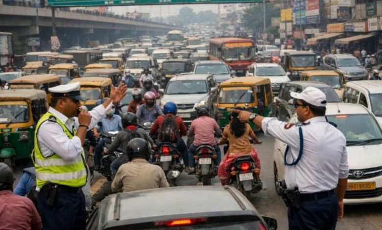 राजधानी रायपुर की बदहाल ट्रैफिक व्यवस्था से जनता त्रस्त…. यातायात विभाग केवल चालान काटने में ही व्यस्त………