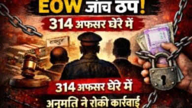 EOW जांच पर ‘ब्रेक’! 314 अफसरों पर शिकायतें, अनुमति के जाल में फंसी कार्रवाई
