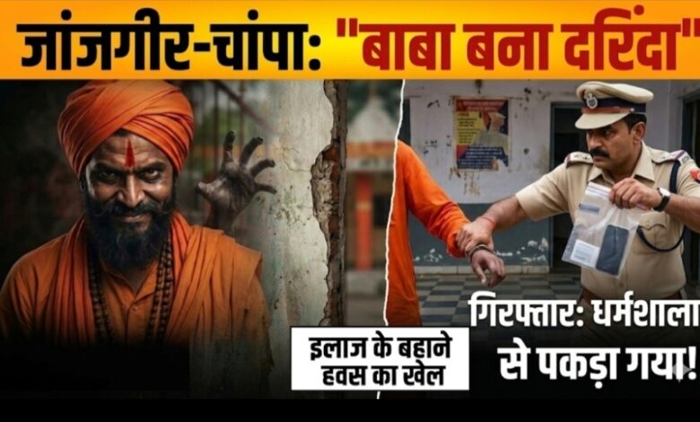 जांजगीर-चांपा: “बाबा बना दरिंदा”—इलाज के बहाने महिला से दुष्कर्म:धर्मशाला से गिरफ्तार