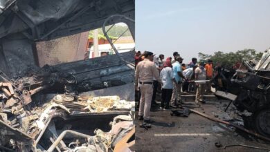 *नेशनल हाईवे 130-ए पर संबलपुर ओवरब्रिज में हाइवा टकराने से केबिन के भीतर जिंदा जला वाहन चालक, पुलिस वाहन जब्त कर ट्रांसपोर्टर की तलाश जारी*