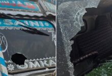 *बिल्हा-बलौदाबाजार रोड पर पत्थरबाजी में ट्रक, मेटाडोर और स्कार्पियो के कांच टूट गए, दुर्घटना में चालकों सहित वाहनों में सवार लोगों को गंभीर चोटें आई*