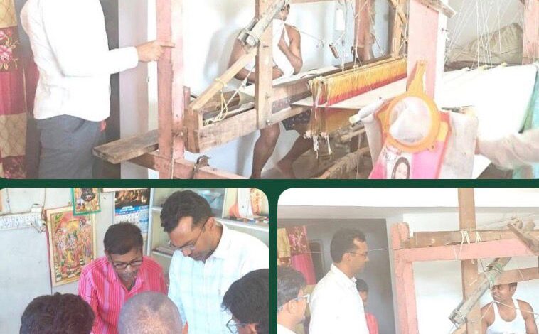 *पदभार संभालते ही एक्शन में ग्रामोद्योग सचिवः बालोद जिले में बुनकरों के बीच पहुँचकर परखी व्यवस्था, भुगतान में देरी न करने के दिए सख्त निर्देश*