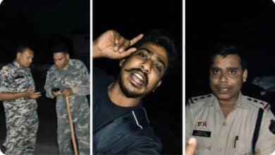 *देर रात वाहन जांच के दौरान पुलिस को मिली बिना नंबर की बाइक, युवक ने विडियो बना कर किया वायरल*