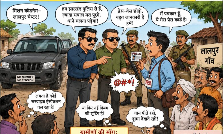 *सादे वेश में पहुँचे पुलिसकर्मियों पर पत्रकार से अभद्रता का आरोप,* *बिना नंबर प्लेट वाहन से आए, परिचय पत्र दिखाने पर भी कथित रूप से दी धमकी* *सादे वेश में पहुँचे पुलिसकर्मियों पर पत्रकार से अभद्रता का आरोप,* *बिना नंबर प्लेट वाहन से आए, परिचय पत्र दिखाने पर भी कथित रूप से दी धमकी*