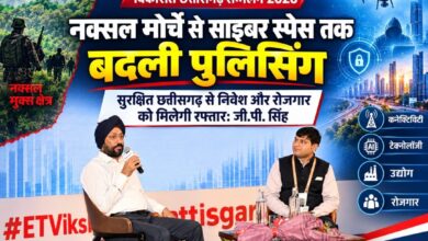 नक्सल मोर्चे से साइबर स्पेस तक बदली पुलिसिंग, सुरक्षित छत्तीसगढ़ से निवेश और रोजगार को मिलेगी रफ्तार-जी.पी. सिंह