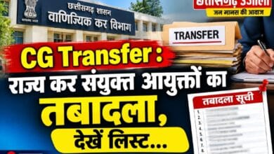 CG Transfer: राज्य कर संयुक्त आयुक्तों का तबादला, 10 अधिकारियों को नई जिम्मेदारी