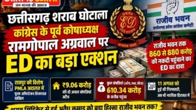 छत्तीसगढ़ शराब घोटाला: कांग्रेस के पूर्व कोषाध्यक्ष रामगोपाल अग्रवाल पर ED का बड़ा एक्शन, ₹9.06 करोड़ की संपत्ति अटैच