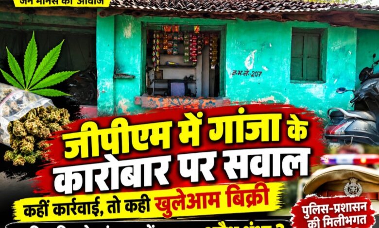 जीपीएम में गांजे के कारोबार पर सवाल: कहीं कार्रवाई, तो कहीं खुलेआम बिक्री के आरोप; आखिर किसके संरक्षण में चल रहा अवैध धंधा?